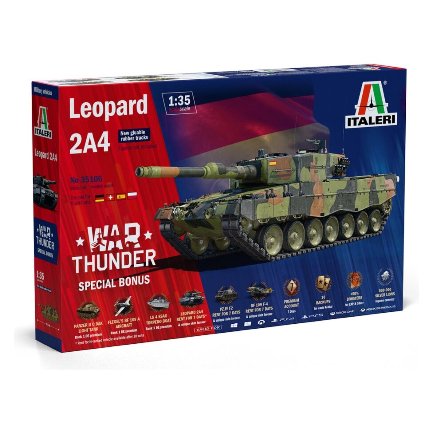 Italeri 1:35 Leopard 2 A4 War Thunder (510035106)