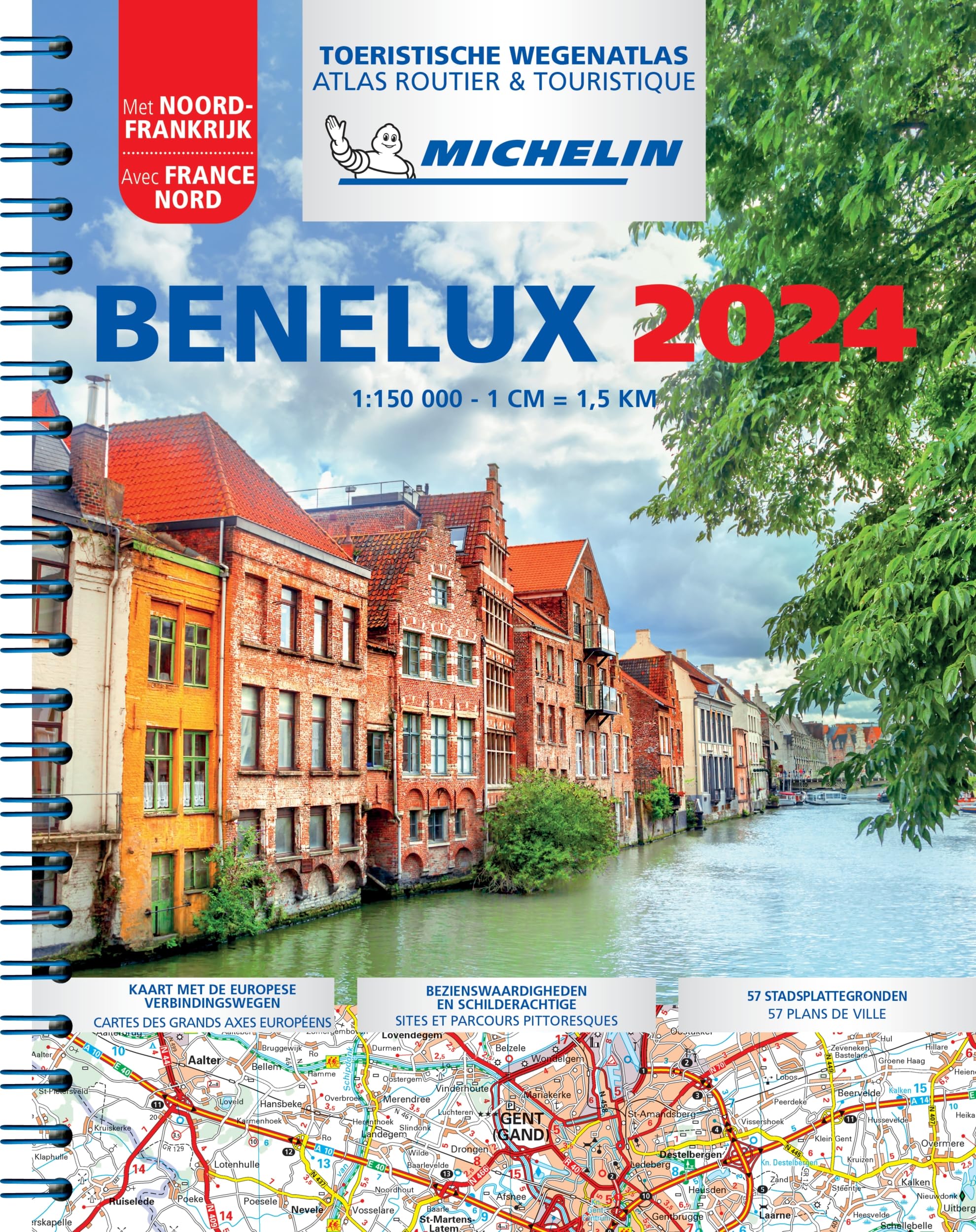 Michelin - Atlas Benelux 2024 (A4-Spirale) - Preis vom 17.10.2026 19:25:27 h