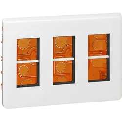 Legrand 078873L Mosaic Unterputz-Multibox 3x4-modulig, horizontal Farbe: Ultraweiß