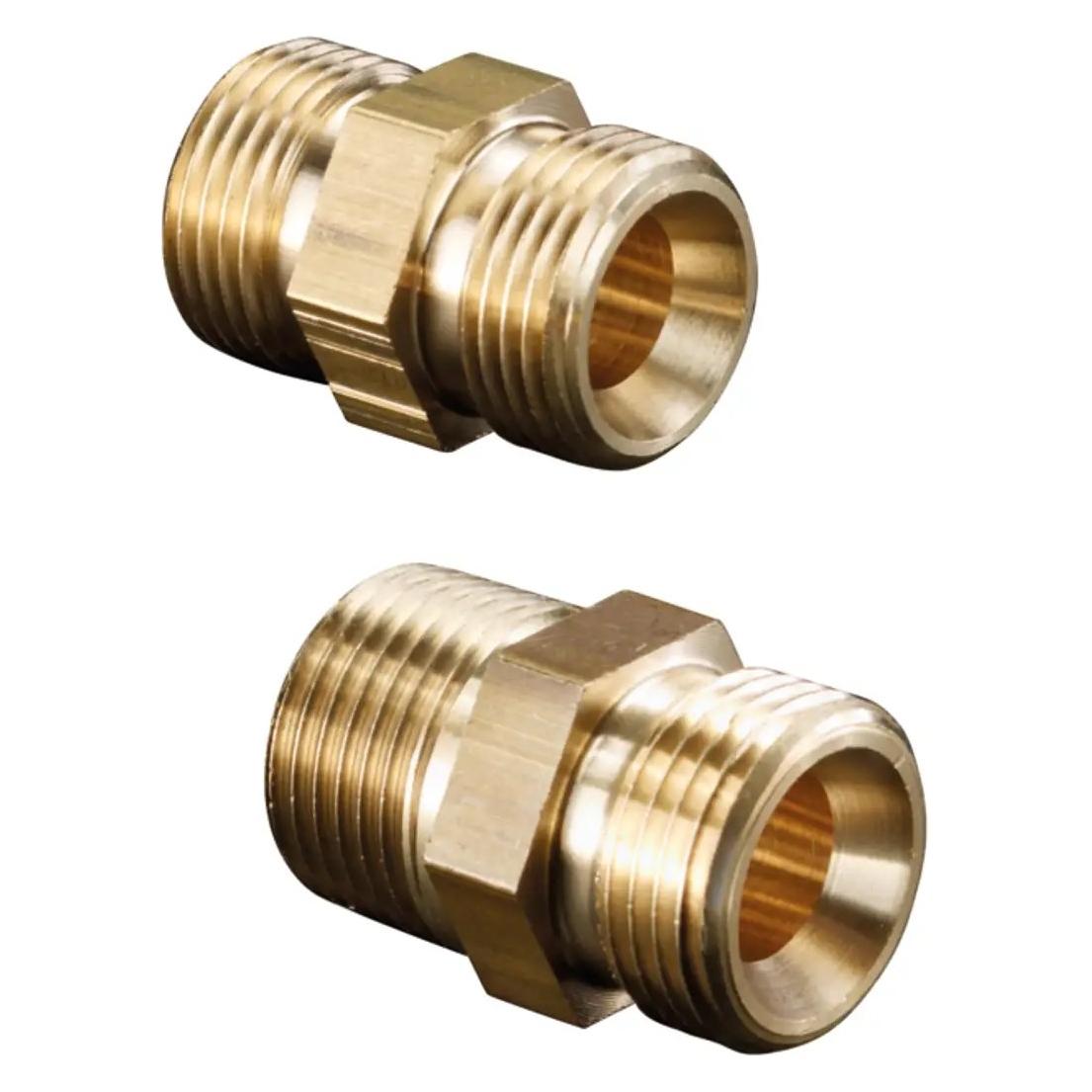 Oventrop OV Doppelnippel Ofix-Oil Messing 3/8Zollx3/8Zoll (2080051)