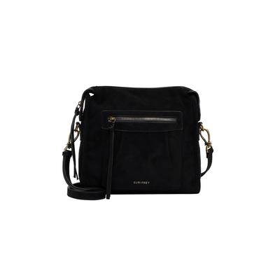 Umhängetasche SURI FREY "Umhängetasche SFY Brittney", Damen, Gr. B/H/T: 26cm x 26cm x 10cm 0, schwarz (schwarz 100), Polyester, Taschen Umhängetasche