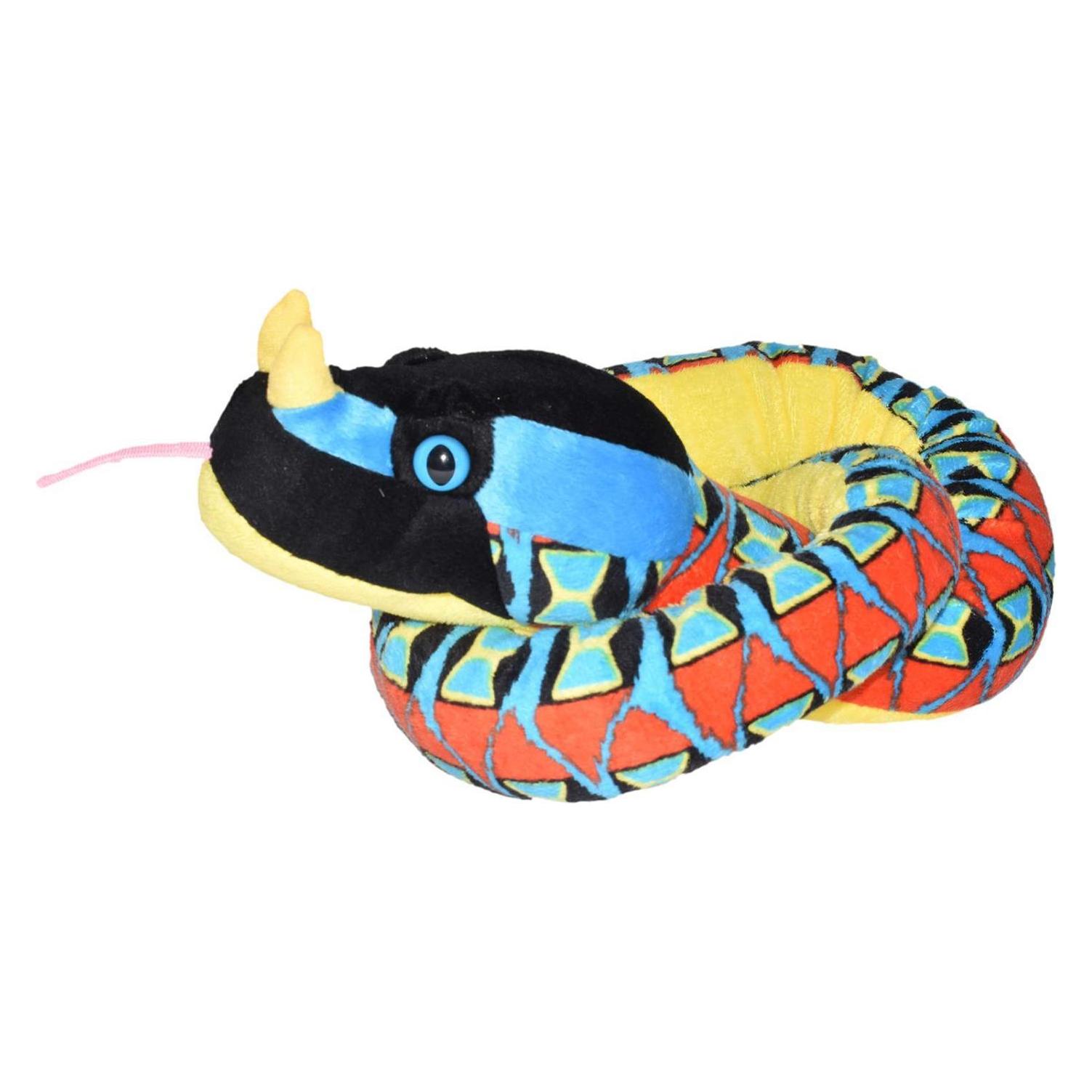 Wild Republic Plüsch Nashornviper 137 cm (137 cm) (89088)