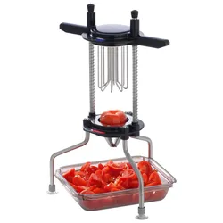Louis Tellier - Schneidegerät für Tomaten- und Zitrusfrüchte, hohes Modell - 4 Segmente - CAX104