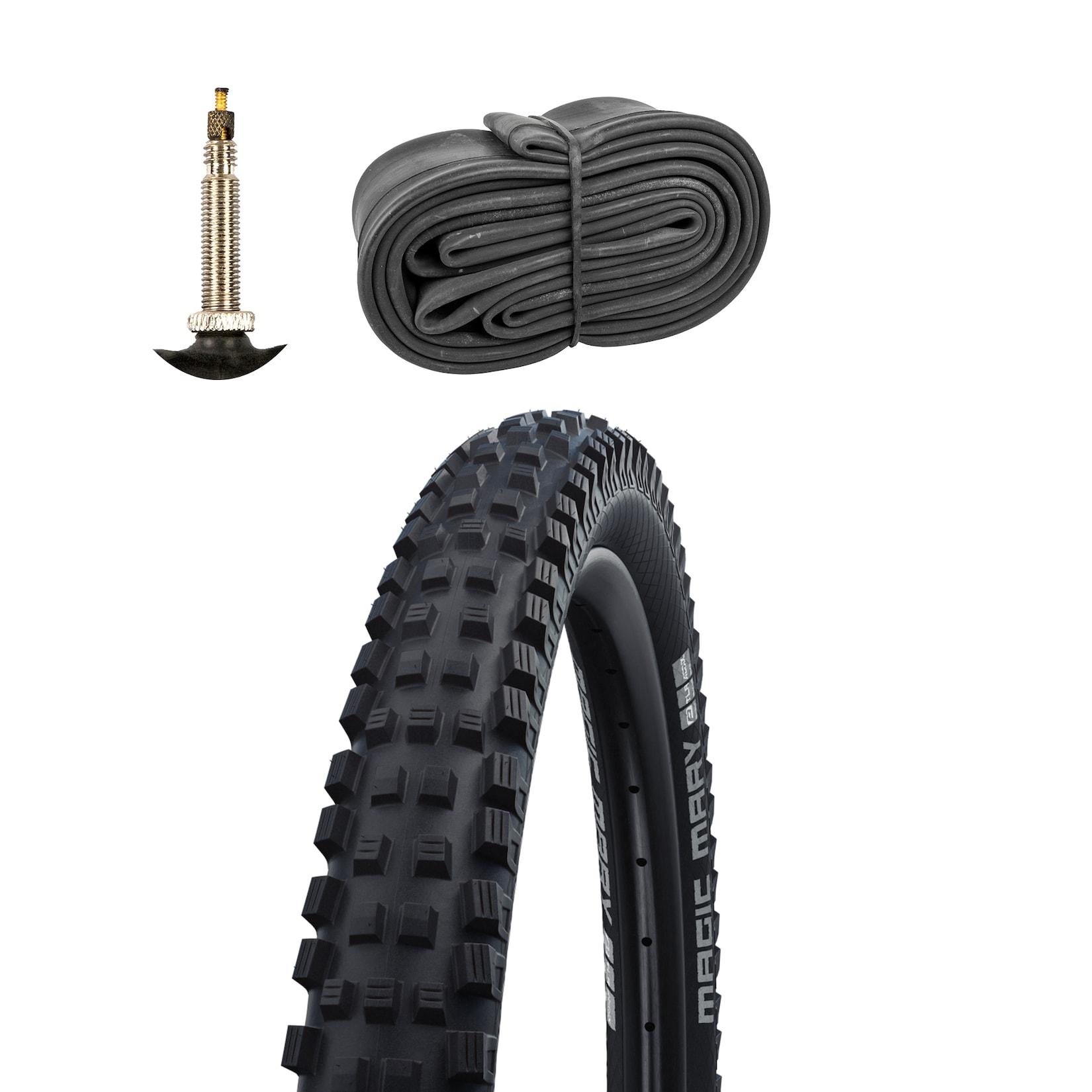 Schwalbe Magic Mary Fahrradreifen Enduro MTB 29 Zoll E Mountainbike Reifen Downhill Fully oder Hardtail Super Gravity Addix Soft 2,40" HS447