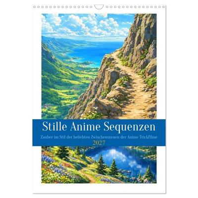 Stille Anime Sequenzen (Wandkalender 2027 DIN A3 hoch), CALVENDO Monatskalender