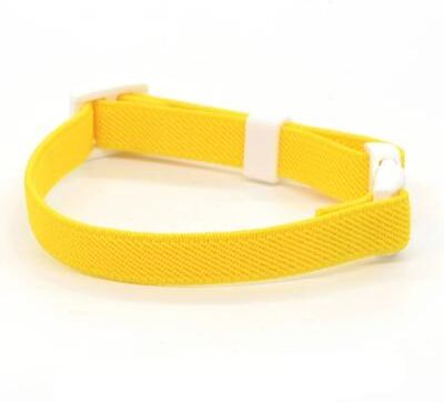 Uplift Essentials Fashion Stretch Elastic Safety Cat Collar yellow l