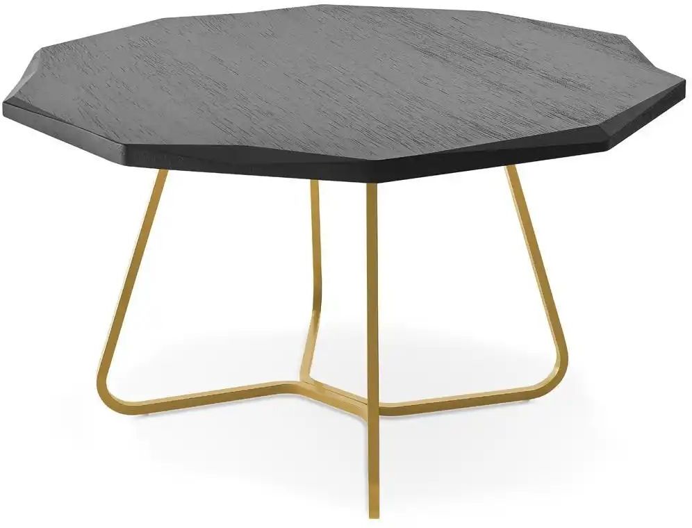 Höffner Couchtisch   ¦ gold ¦ Maße (cm): B: 70 H: 35