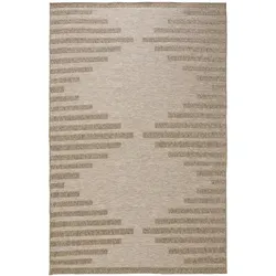benuta Nest In- & Outdoor-Teppich Naoto Beige 160x230 cm - Teppich für Balkon, Terrasse & Garten