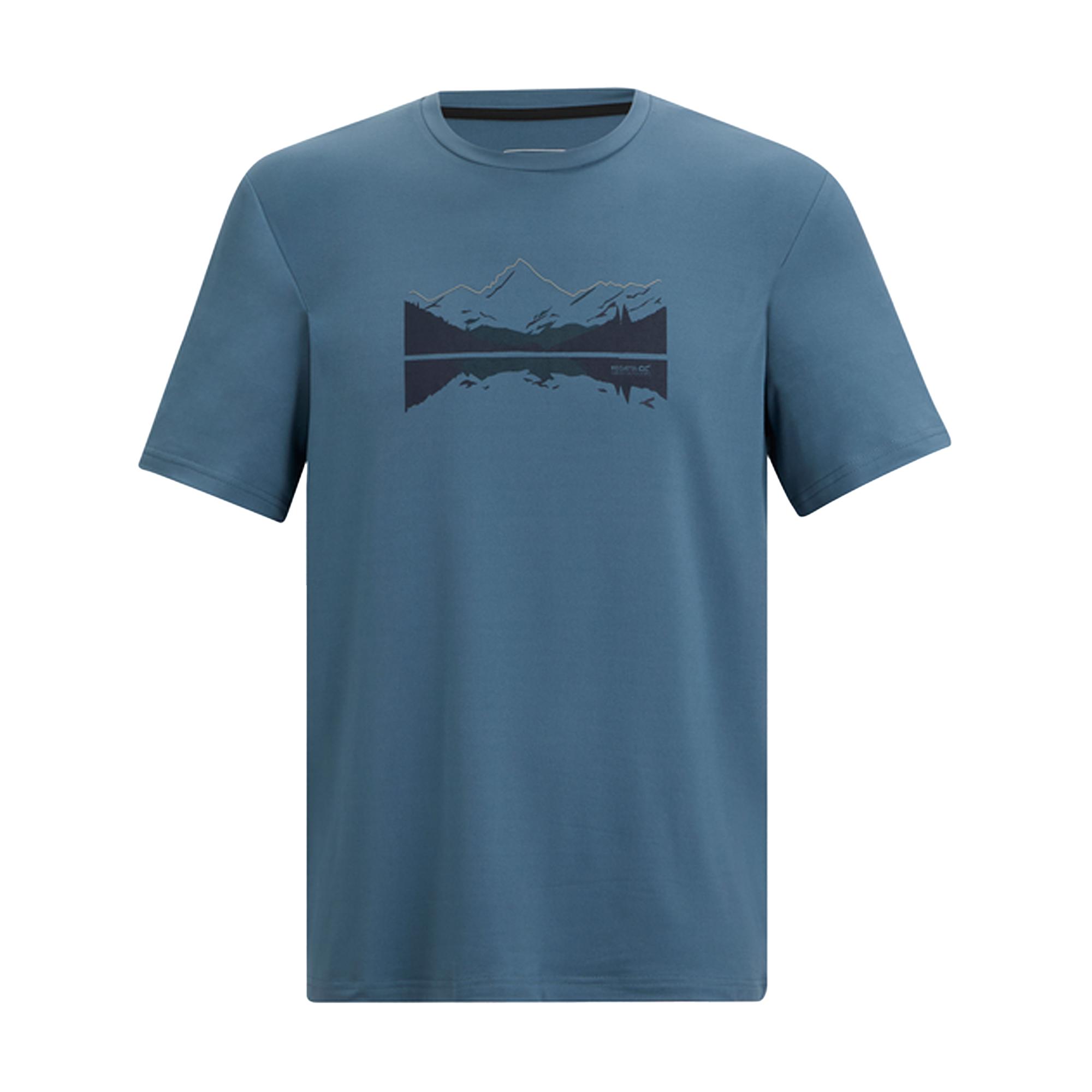 Regatta Heren Fingal T-shirt (China Blauw)