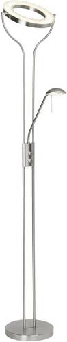 Brilliant Demian LED-Deckenfluter mit Leselampe LED LED fest eingebaut 18W EEK: E (A - G) Eisen, Chrom