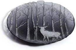 Zodax Wilderness Glass Dessert Plates, Set of 6