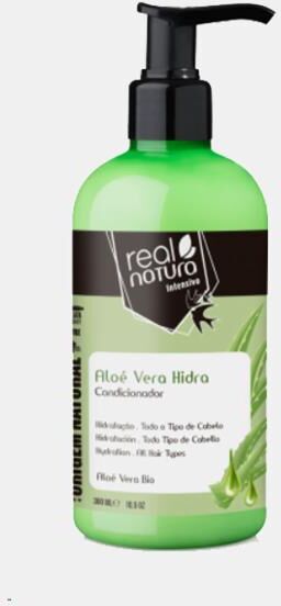 REAL NATURA COSMETICS CONDICIONADOR SEM SAL ALOE VERA HIDRA 300ml