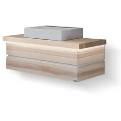 Thielemeyer Waschtischkombination Fresh Holz Braun Esche