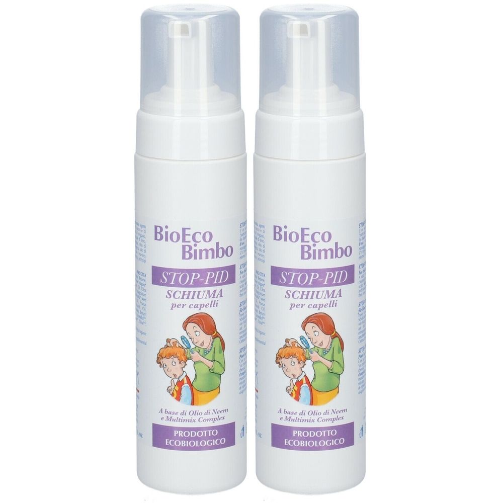 2x Läuse Stopp Kinderideal biologisch Schaum 2x200 ml