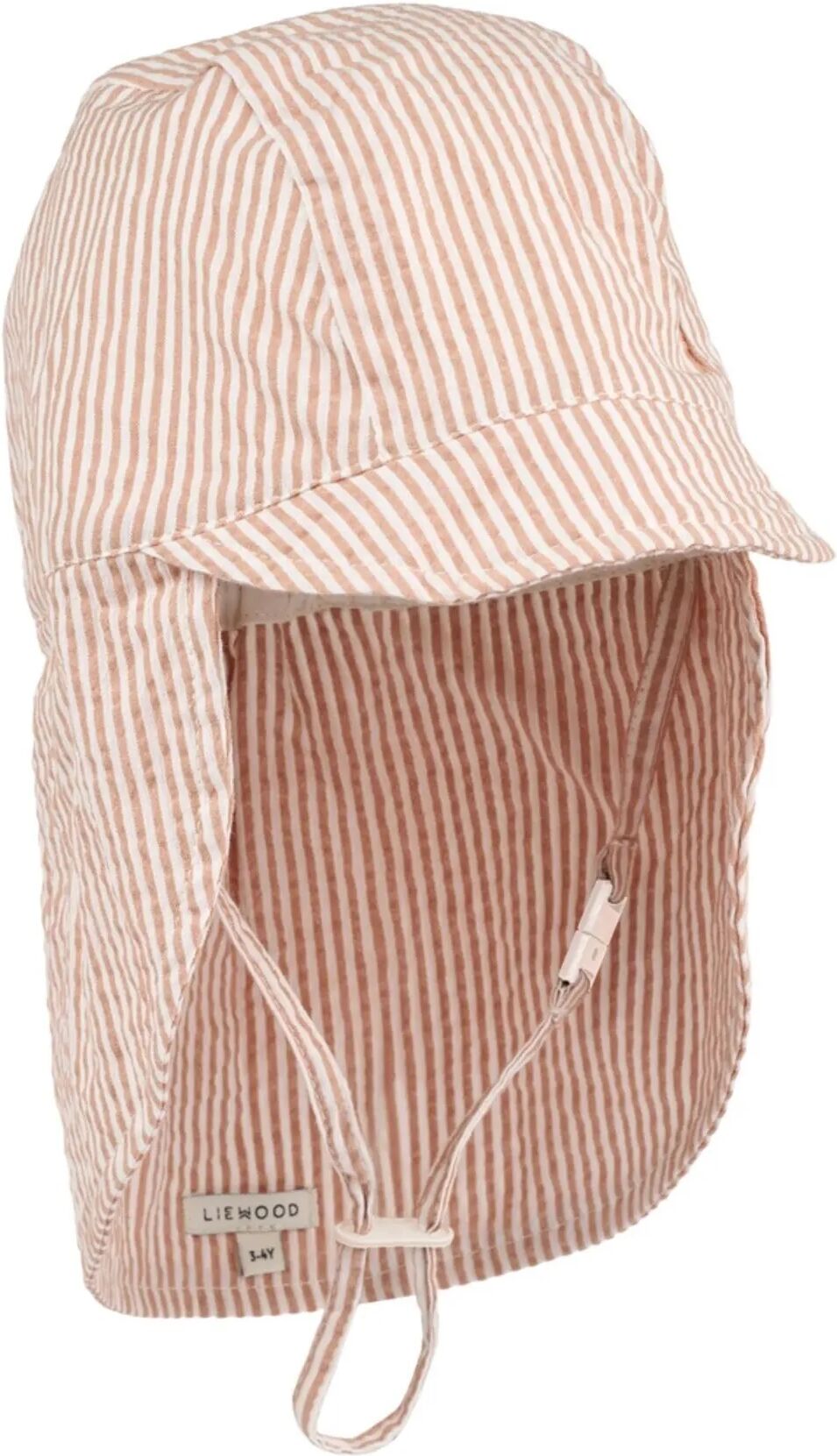 Liewood Chapeau Cecilia Rayé Coton Bio Rose 0/3 mois