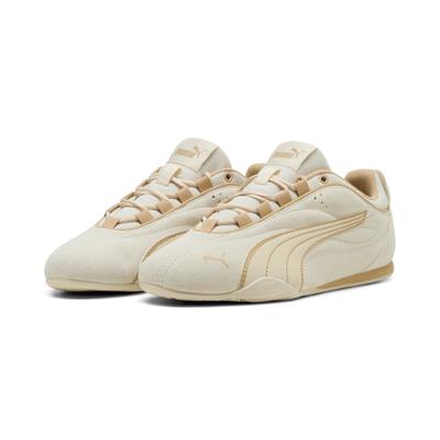 Sneaker PUMA "CATCH SOLEIL SD", Damen, Gr. 39, Textil, beige (alpine snow, sand dune), Leder, Schuhe Sneaker, für Alltag, mit Lederobermaterial, sportlicher Stil, mit Schnürung