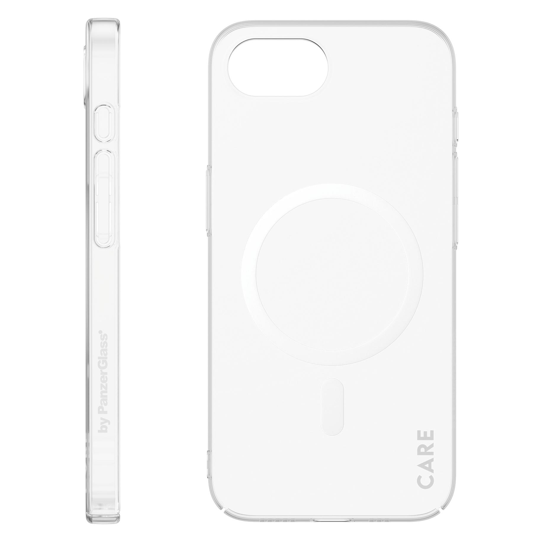 PanzerGlass CARE by SL1M Case Transparent w. MagSafe iPhone 16e (Apple iPhone 16e, Apple iPhone 17e) (CR59610)