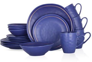 Stone Lain Clara Porcelain Dinnerware Set - 10.83 x 10.83