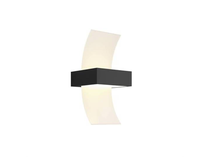 Lucande LED Wandleuchte außen Skadi (spritzwassergeschützt (Modern) in Alu aus Metall (96 flammig,) - Außenwandleuchten Wandlampe Led Außenlampe Outdoor für Außenwand/Hauswand Haus