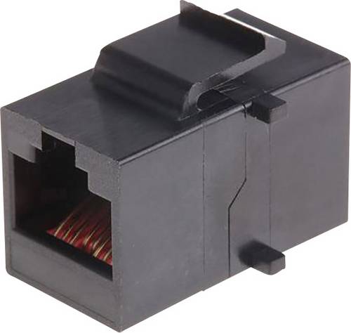 MH Connectors MH3101-CAT5E RJ45-Kupplung 2101-0115-03 Buchse, Einbau Schwarz