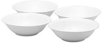 Red Vanilla Cereal Bowls Set/4