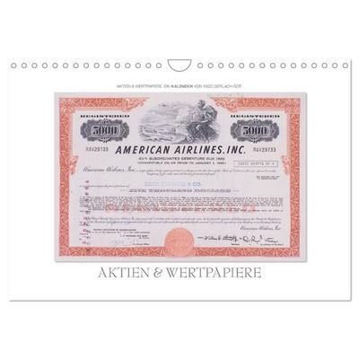 Aktien & Wertpapiere (Wandkalender 2026 DIN A4 quer), CALVENDO Monatskalender