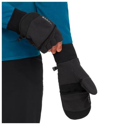 Mammut - Shelter Softshell Convertible Mitten - Handschuhe Gr 9 schwarz