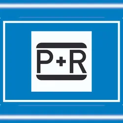 HB-Druck Parken und Reisen Symbol Aufkleber A9 (37x52mm)