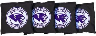 Skip's Garage High Point University Black Cornhole Bags