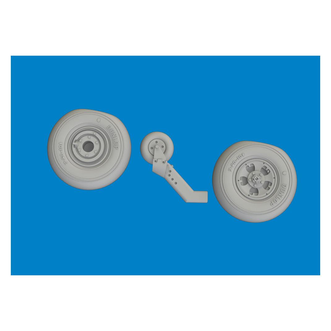 Eduard Spitfire Mk.V wheels TAMIYA (672407)