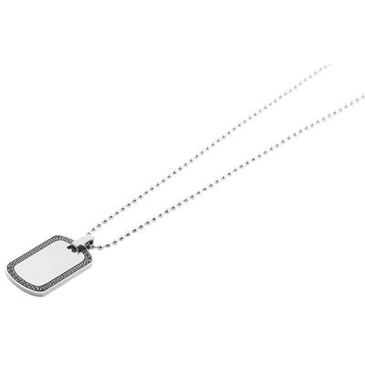 Kette ohne Anhänger ADELIA´S "Halskette mit Anhänger – aus Edelstahl", schwarz, Halsketten, Damen, 70cm, Edelstahl, Ideal zum Verschenken – schlicht und stilvoll