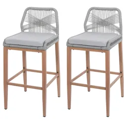 BARHOCKER Hellgrau