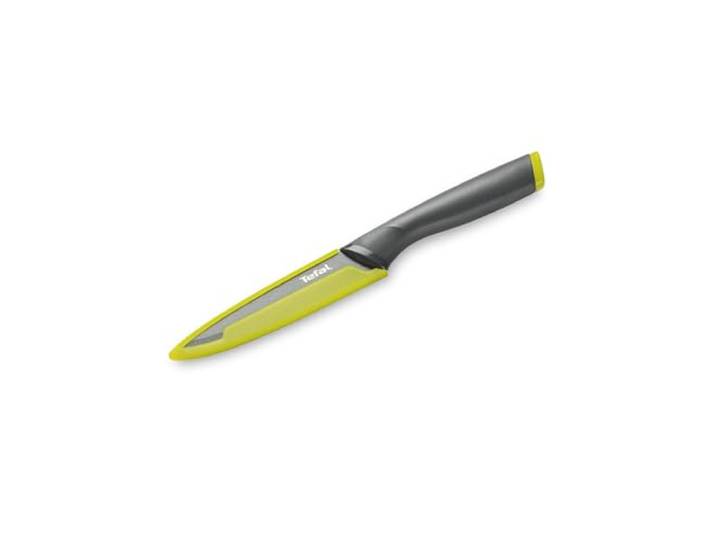Tefal Fresh Kitchen Universalmesser 12 cm, Edelstahl, Anthrazit/Gelb, cm, 33 x 10 x 3.3 cm, 1 Einheiten