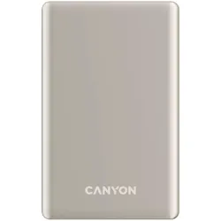 Canyon OnPower 505 - Powerbank - 5.000 mAh - in USB-C - out USB-C PD 20W + Wireless Magnet 1 (5000 mAh, 20 W), Powerbank, Beige