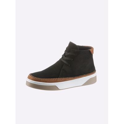 Stiefelette GEMINI, Damen, Gr. 39, schwarz, Glattleder, Schuhe Stiefelette