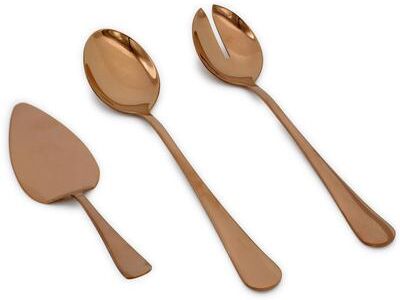 Elyon Tableware Elyon Hostess Serving Set Reflective Colored Stainless Steel 3 Pieces