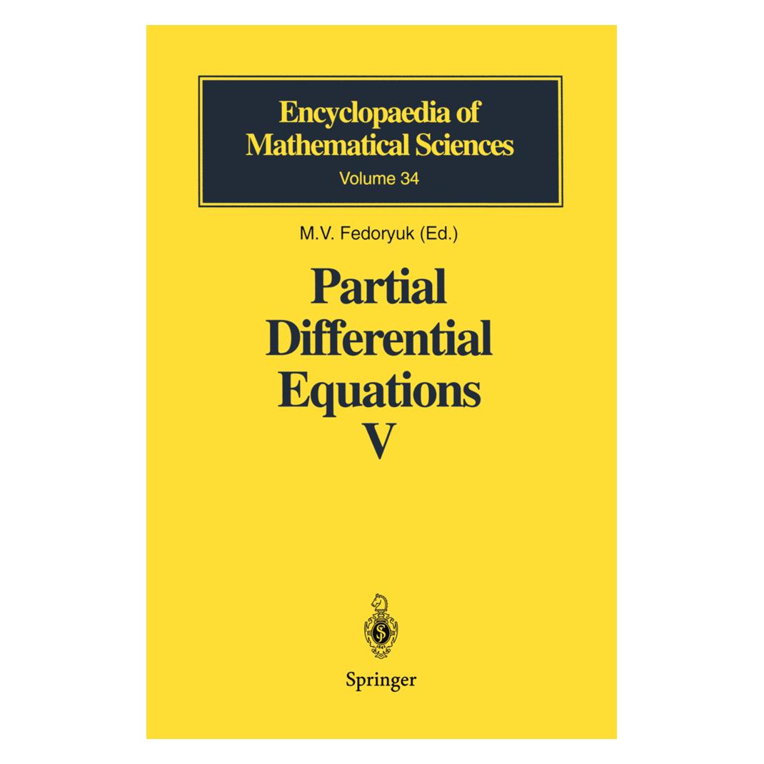 Springer Partial Differential Equations V (Englisch, Softcover, M.V. Fedoryuk) (55517934)