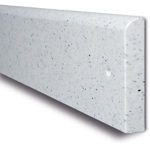 Moravia Wandschutz Morion, hell-granit, 206 x 15 x 2cm, zuschneidbar, zum Anschrauben