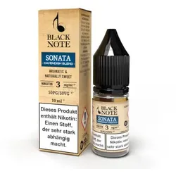Black Note Sonata V2 Liquid 6 mg / 10ml