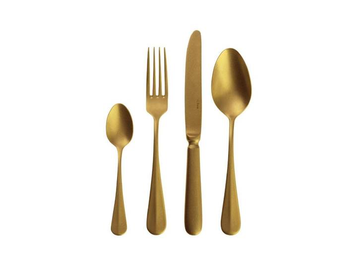 Besteck-Set SOLA Baguette Vintage 24-teilig, Silber/Hellgrau , gold, 24 tlg., Essbesteck-Sets, Besteck-Set