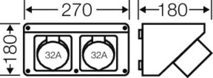 Hensel Connection Box CB 213 für Geräteeinbau (68000140)