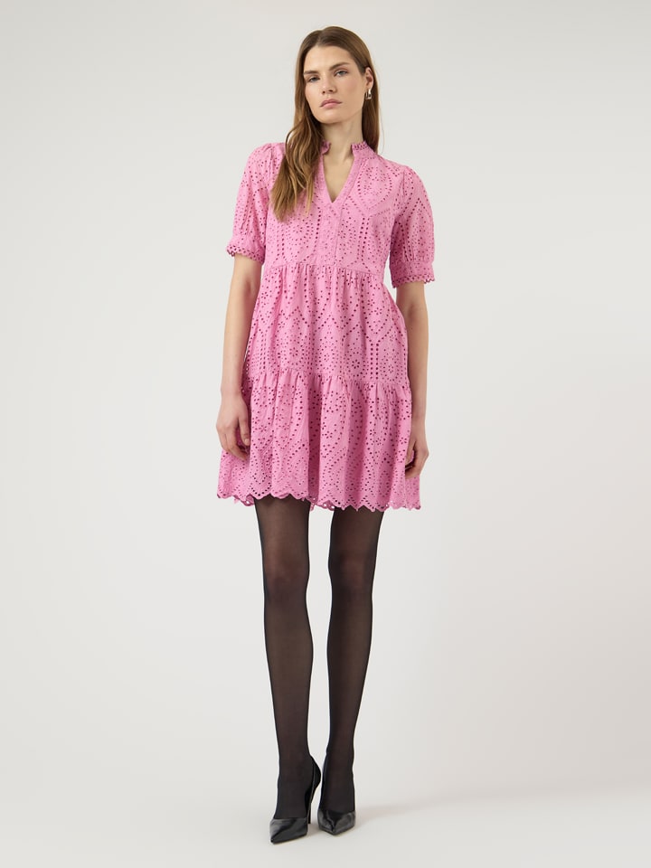 YAS Kleid in Rosa - L