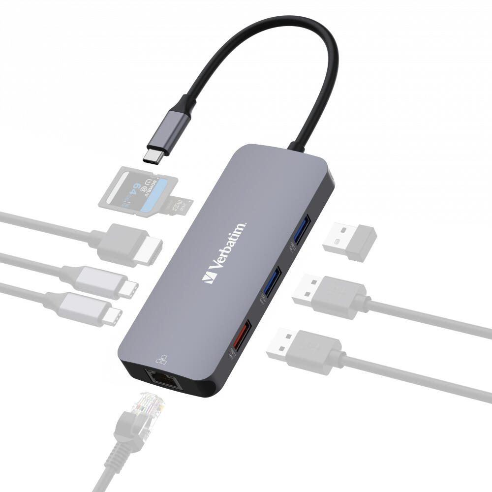 verbatim Multiport-Adapter CMH-09 32152