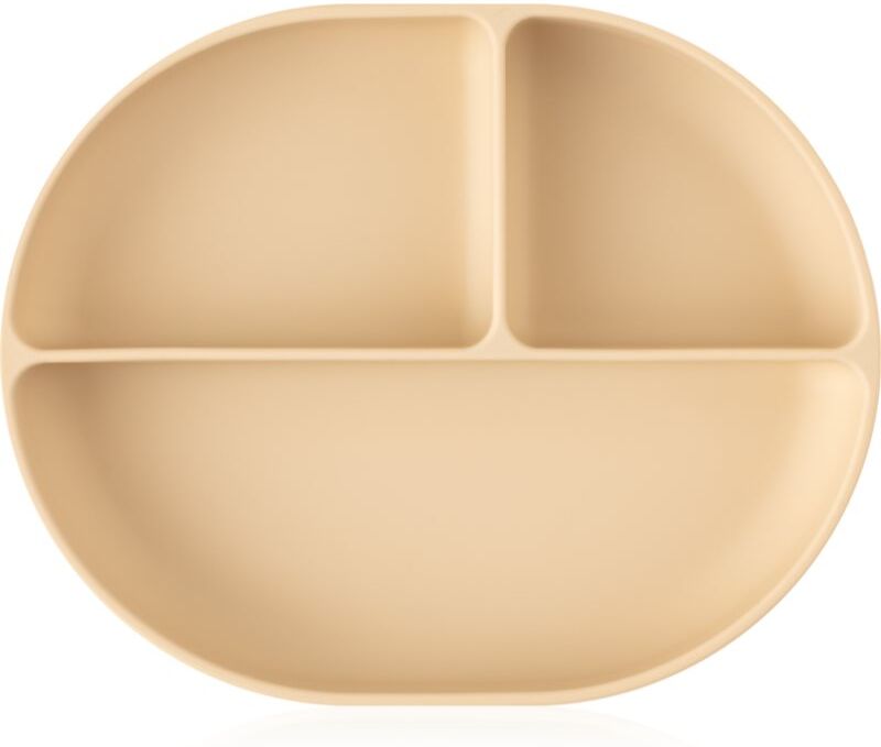 Petite&Mars Take&Match 6m+ assiette divisée avec ventouse Desert Sand 1 pcs
