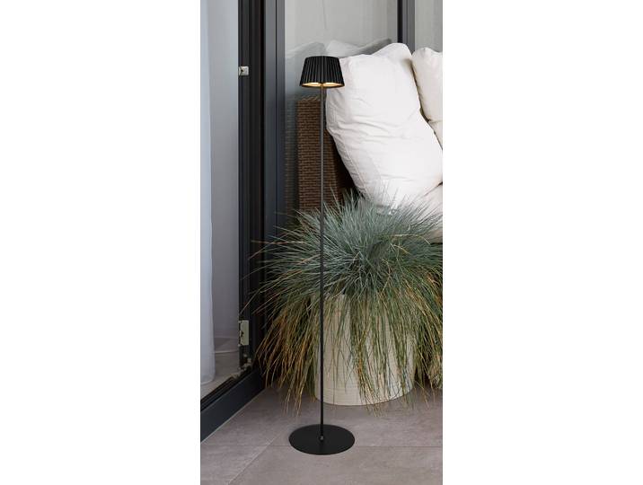 Lampe de chemin Suarez 123cm Noir/Noir