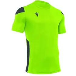 Macron, Herren, Sportshirt, Polis (S), Grau, Gelb