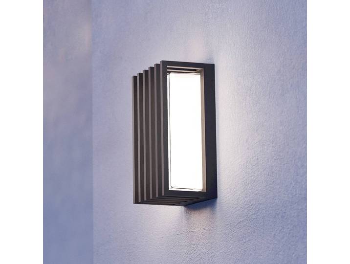 EGLO Aussenwandleuchte Genovese, schwarz, Aluminium, Modern, Wandleuchte außen
