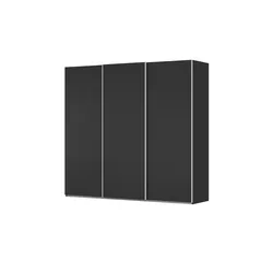 Kollektion Kraft Schwebetürenschrank inklusive Zubehör  ¦ schwarz ¦ Maße (cm): B: 242 H: 223 T: 68.0