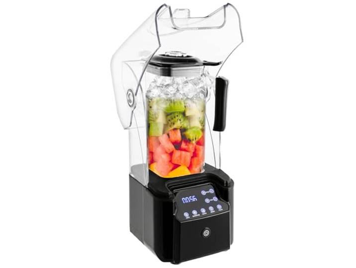 2200W Standmixer Blender Mini Smoothie Maker mit Schallschutz Mixer hat eine nasse und trockene Funktion für die Herstellung von Saft, Sojamilch, Milchtee