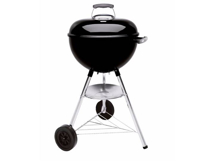 Weber BAR-B-KETTLE, 47 CM Kugelgrill – Weber Holzkohlegrill/Kohlegrill – black